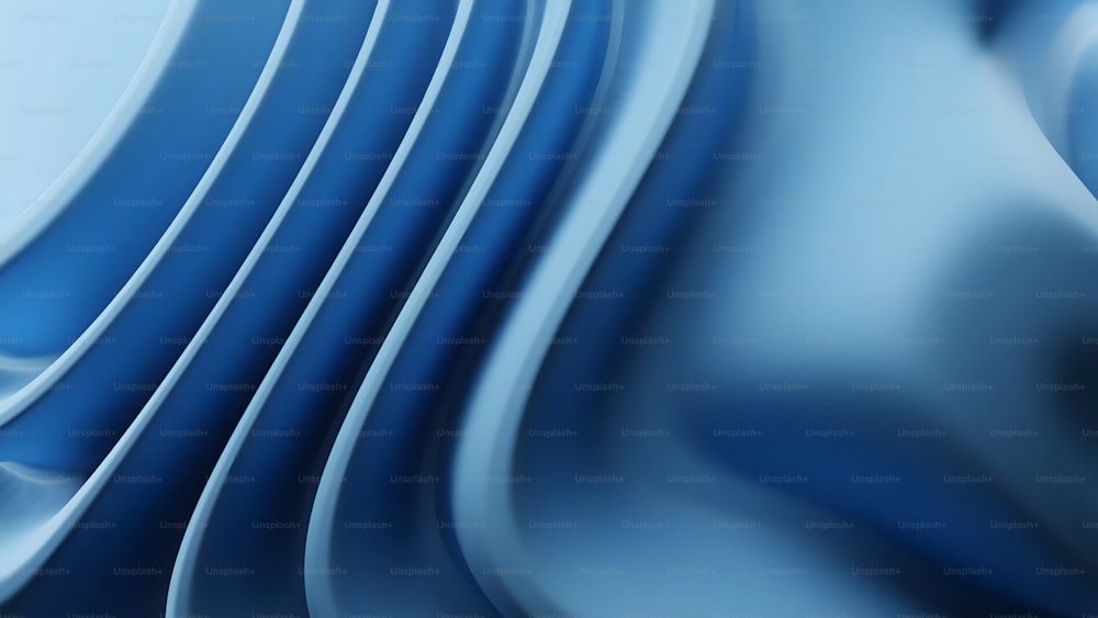 a blurry image of a blue background with wavy lines