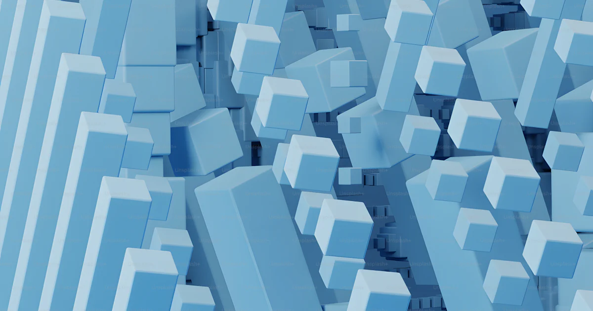 Cubicle Abstract A large group of white and blue cubicles photo – Abstract Image on Unsplash