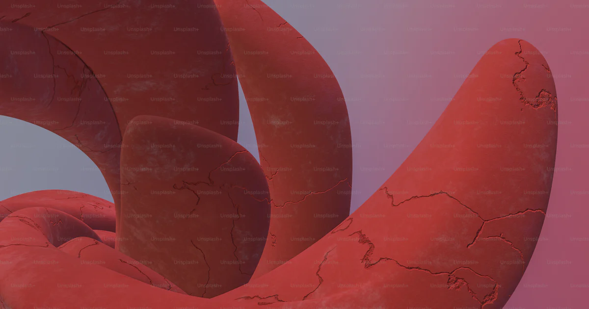 Red Pink Object A close up of a red object with a pink background photo – Abstract ...