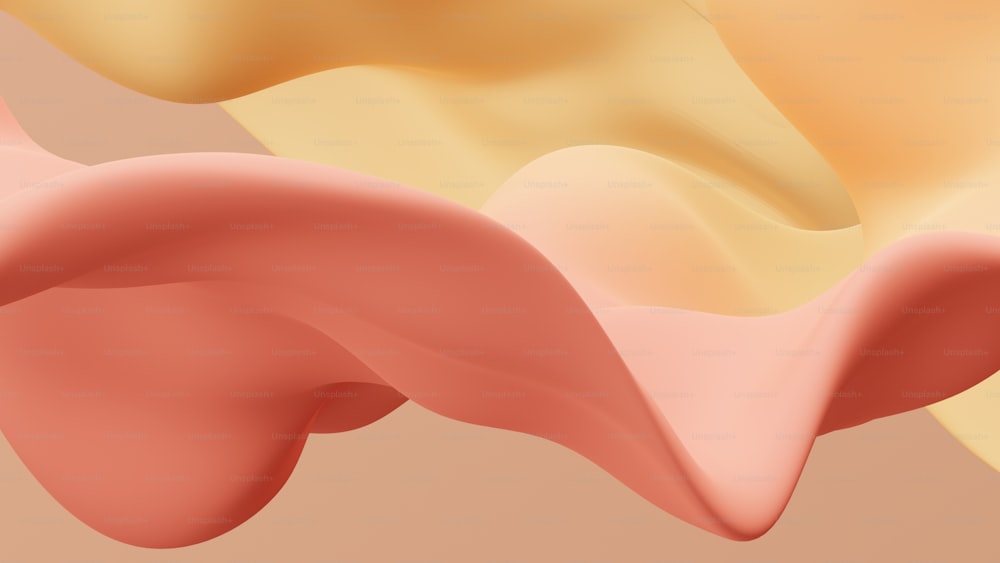 a close up of a pink and yellow background