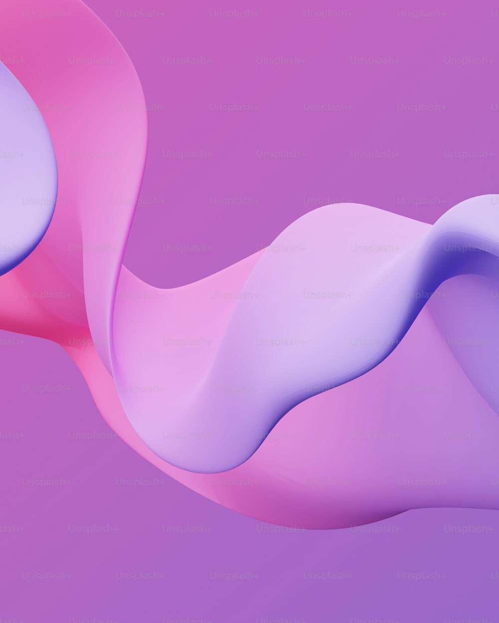ein violetter und rosa Hintergrund mit einer gekrümmten Kurve