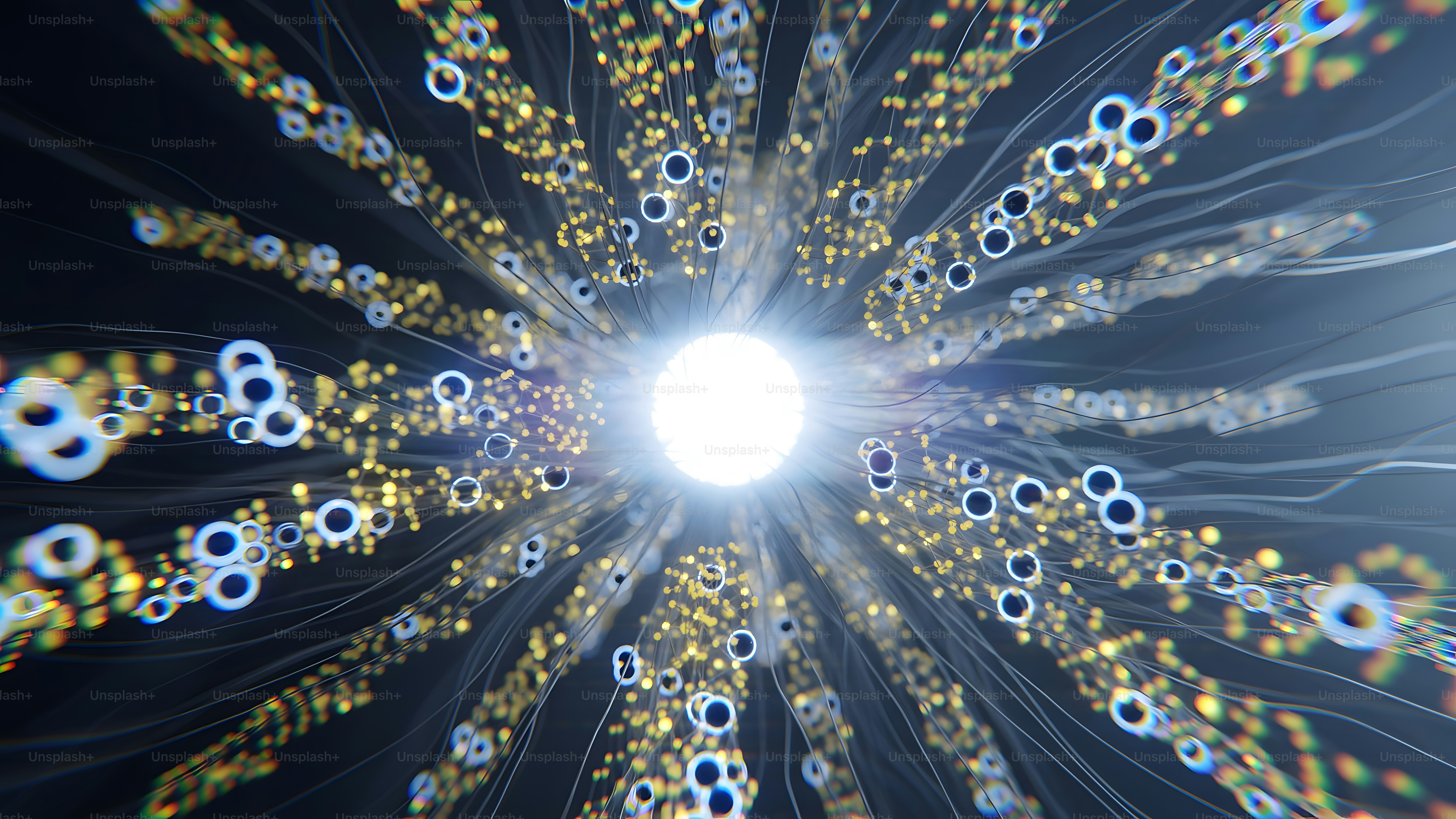 un'immagine generata al computer di un oggetto circolare