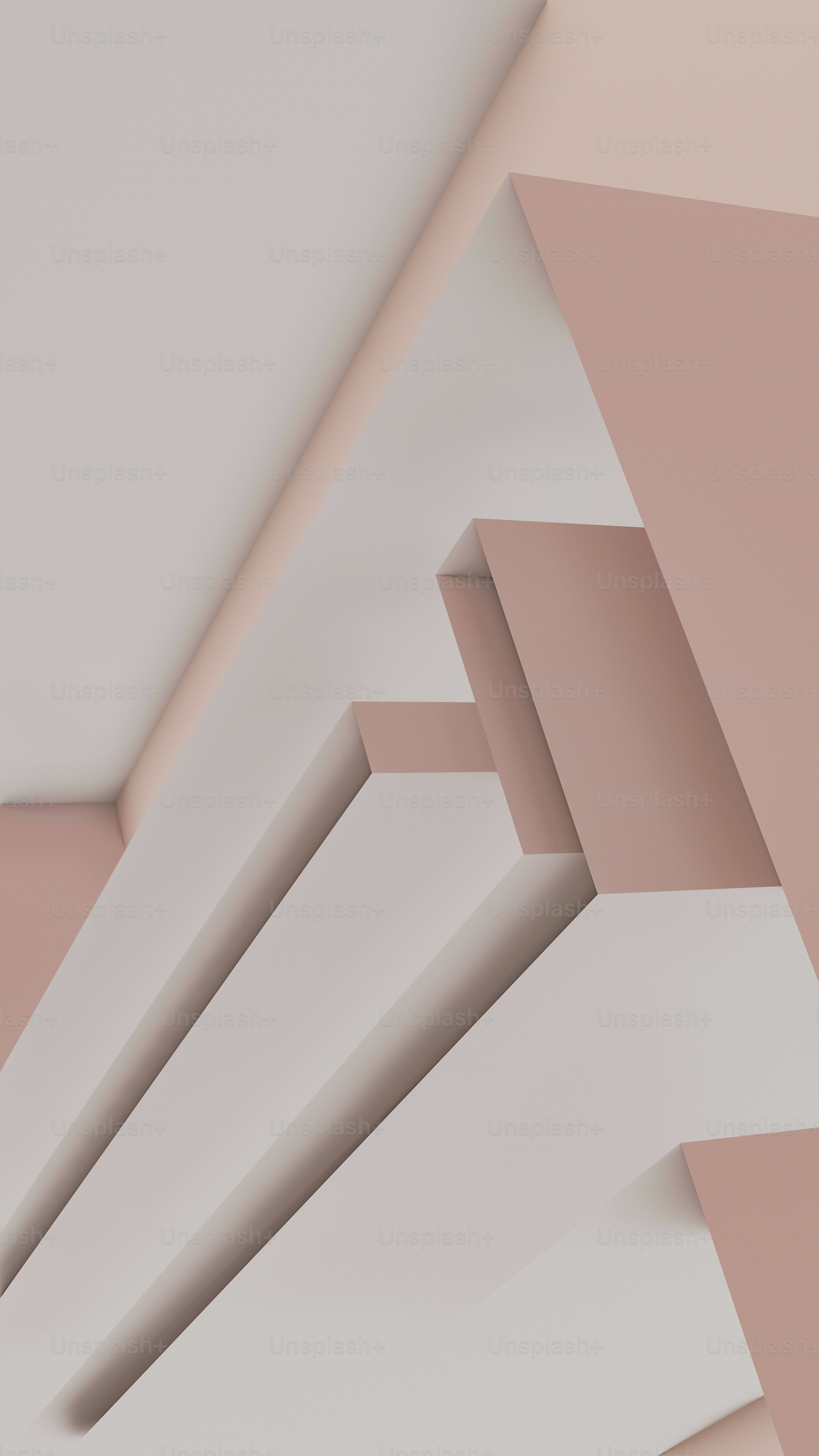 un plafond blanc avec un fond rose et blanc