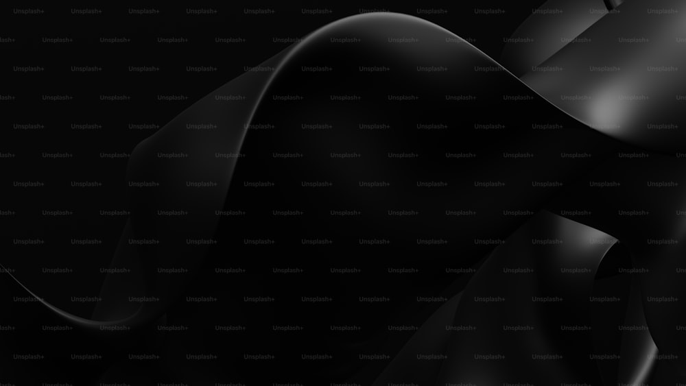 a black background with a curved design