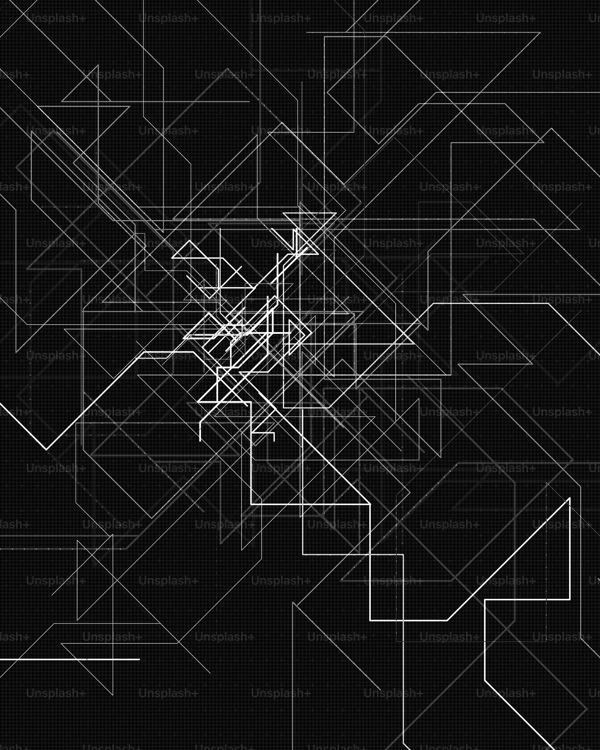 A black and white abstract background with lines photo – Wallpaper ...