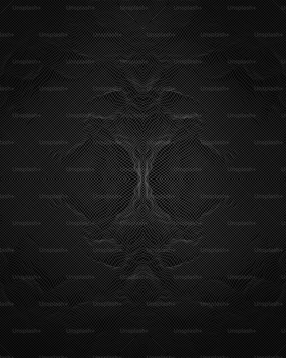 a black background with a pattern in the middle
