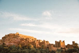 a castle like building on top of a hill