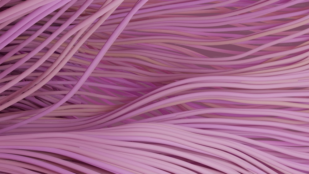 eine Nahaufnahme eines lila Stoffes mit wellenförmigen Linien