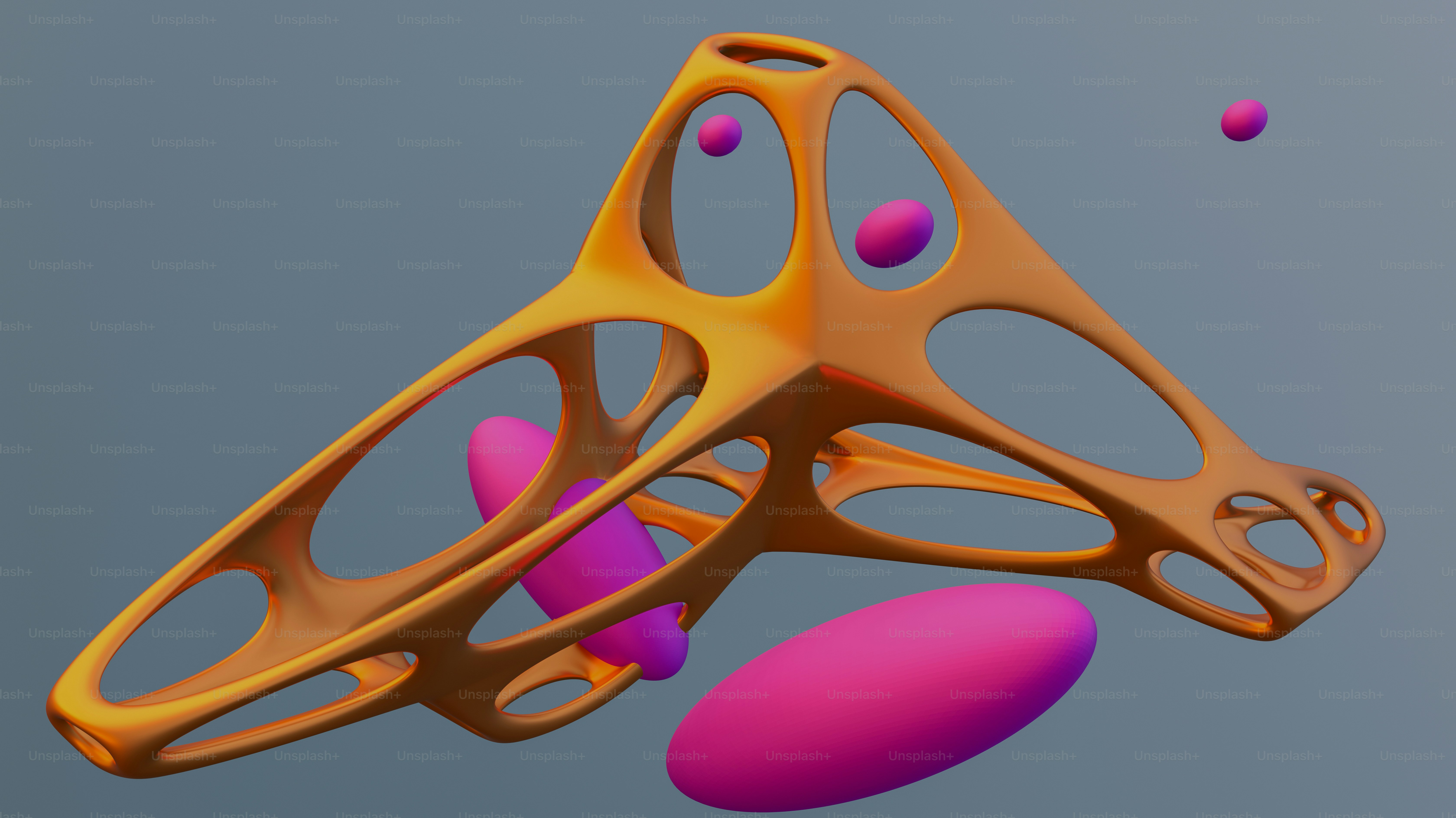 a computer generated image of a flying object