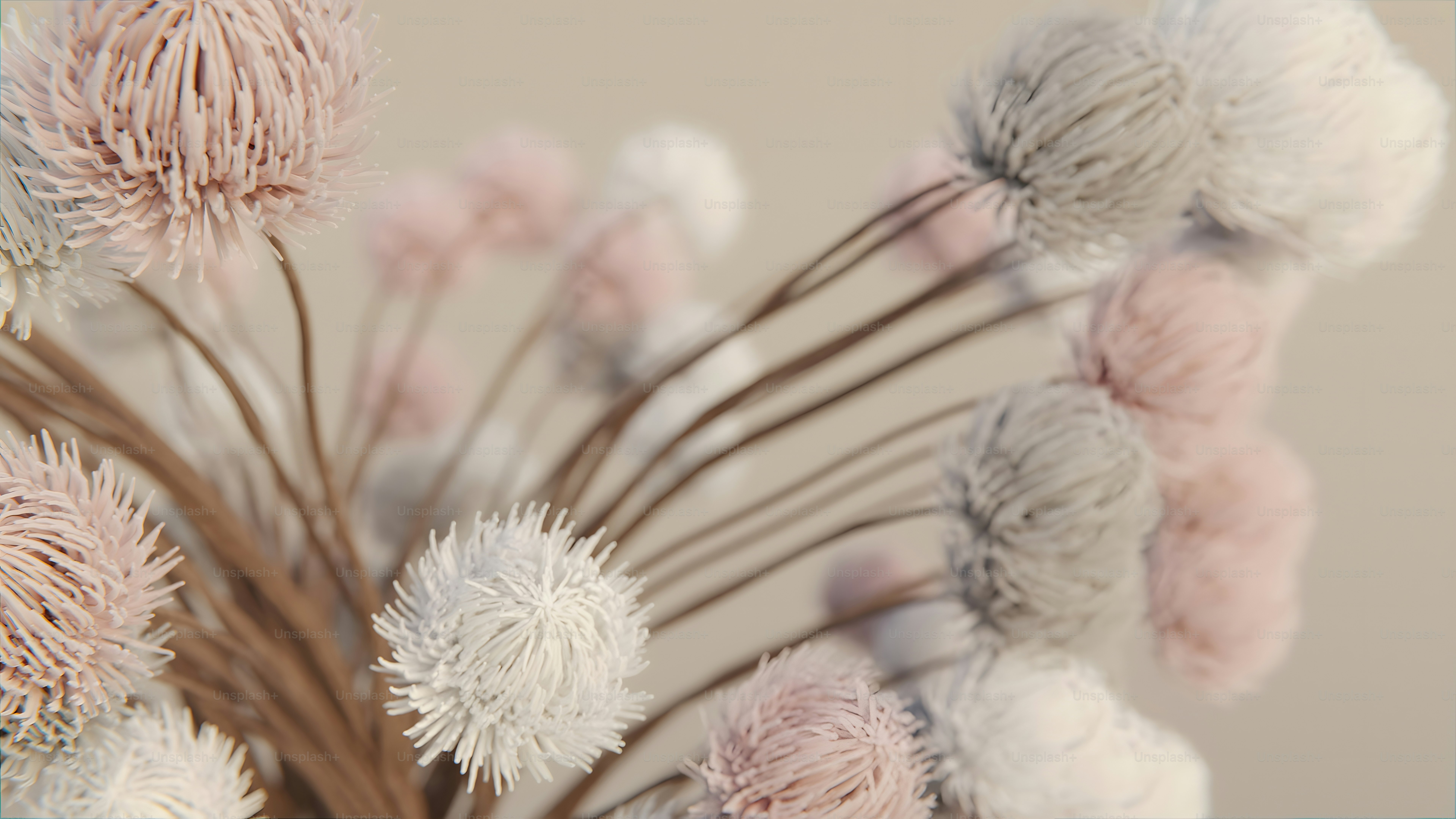 un mazzo di fiori bianchi e rosa in un vaso