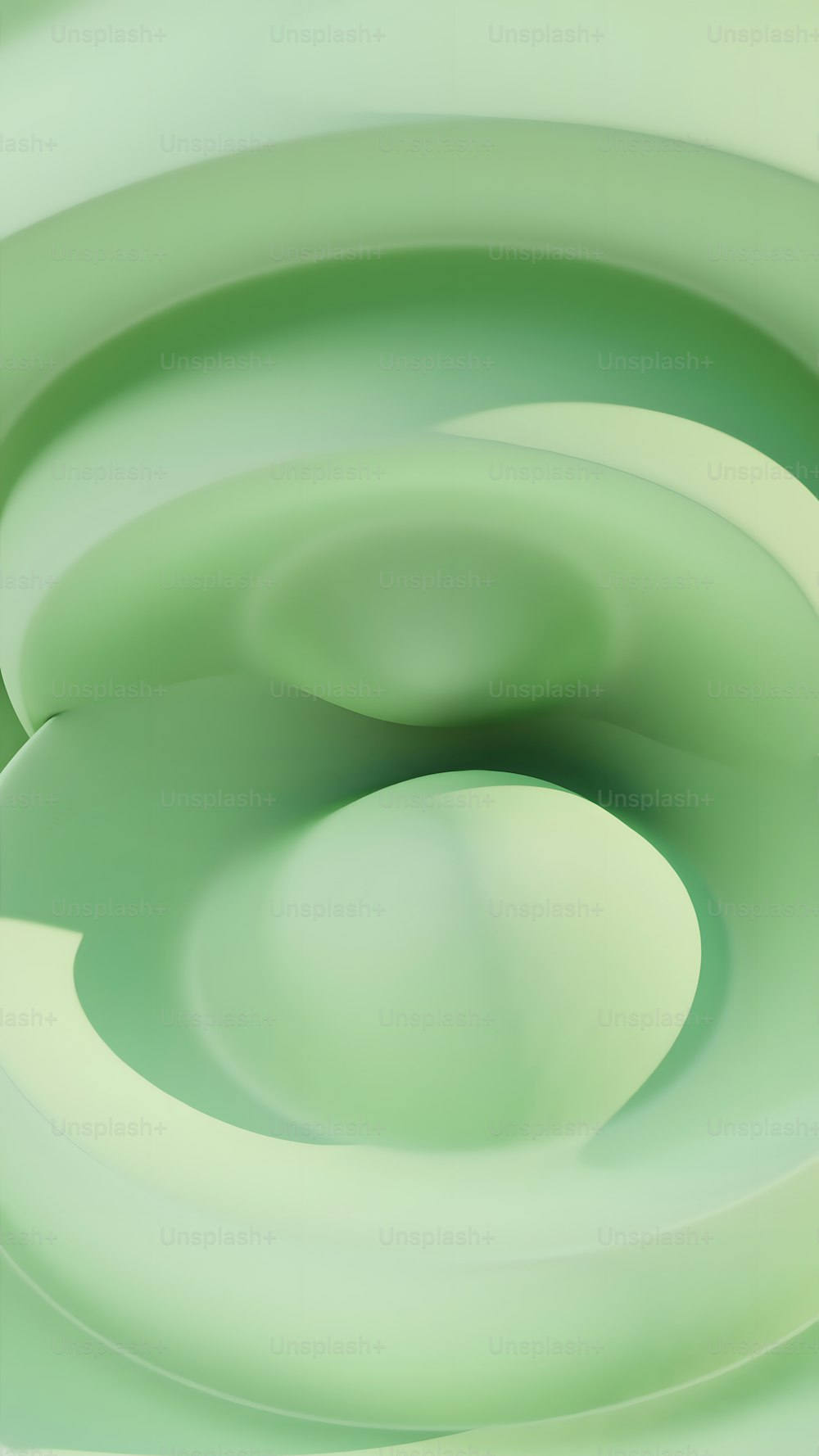 a close up of a green object with a white background