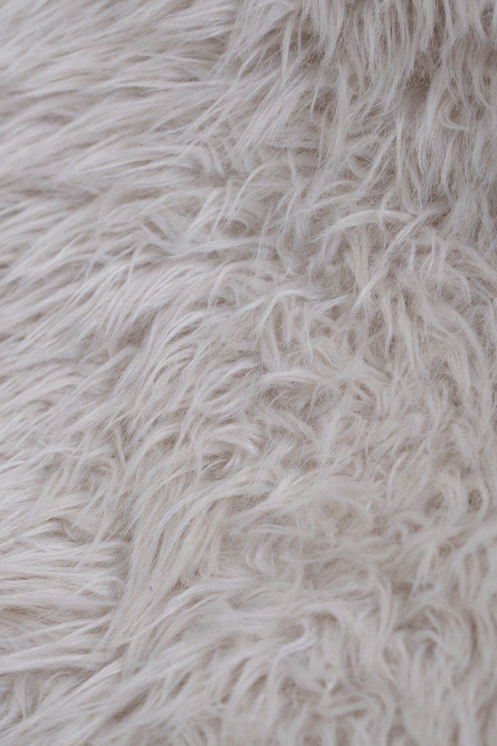 un primer plano de una textura de pelaje blanco