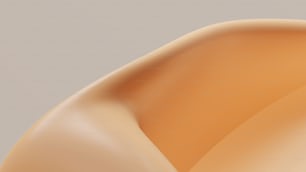 a close up view of a tan colored object