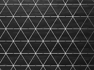 ein Schwarz-Weiß-Foto eines geometrischen Musters