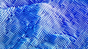 a close up of a computer screen with a blue background
