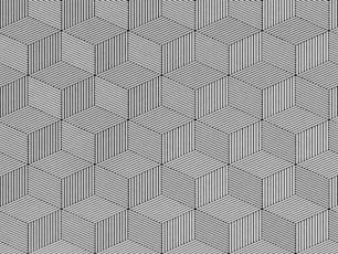 ein schwarz-weißes geometrisches Muster