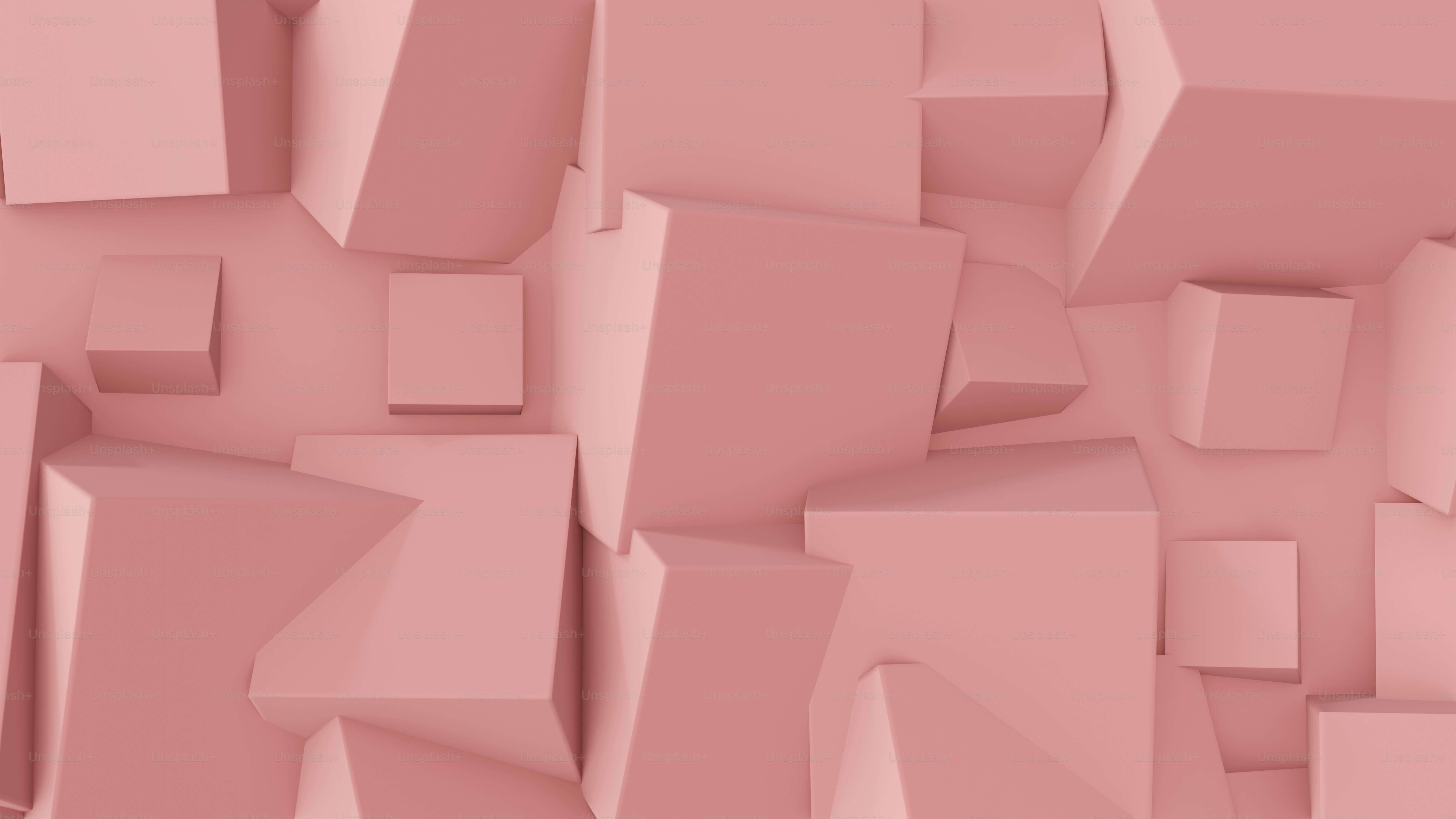 Um fundo rosa abstrato com cubos e retângulos foto – Imagem sobre Papel de  parede 4k na Unsplash, image size:3000x1688