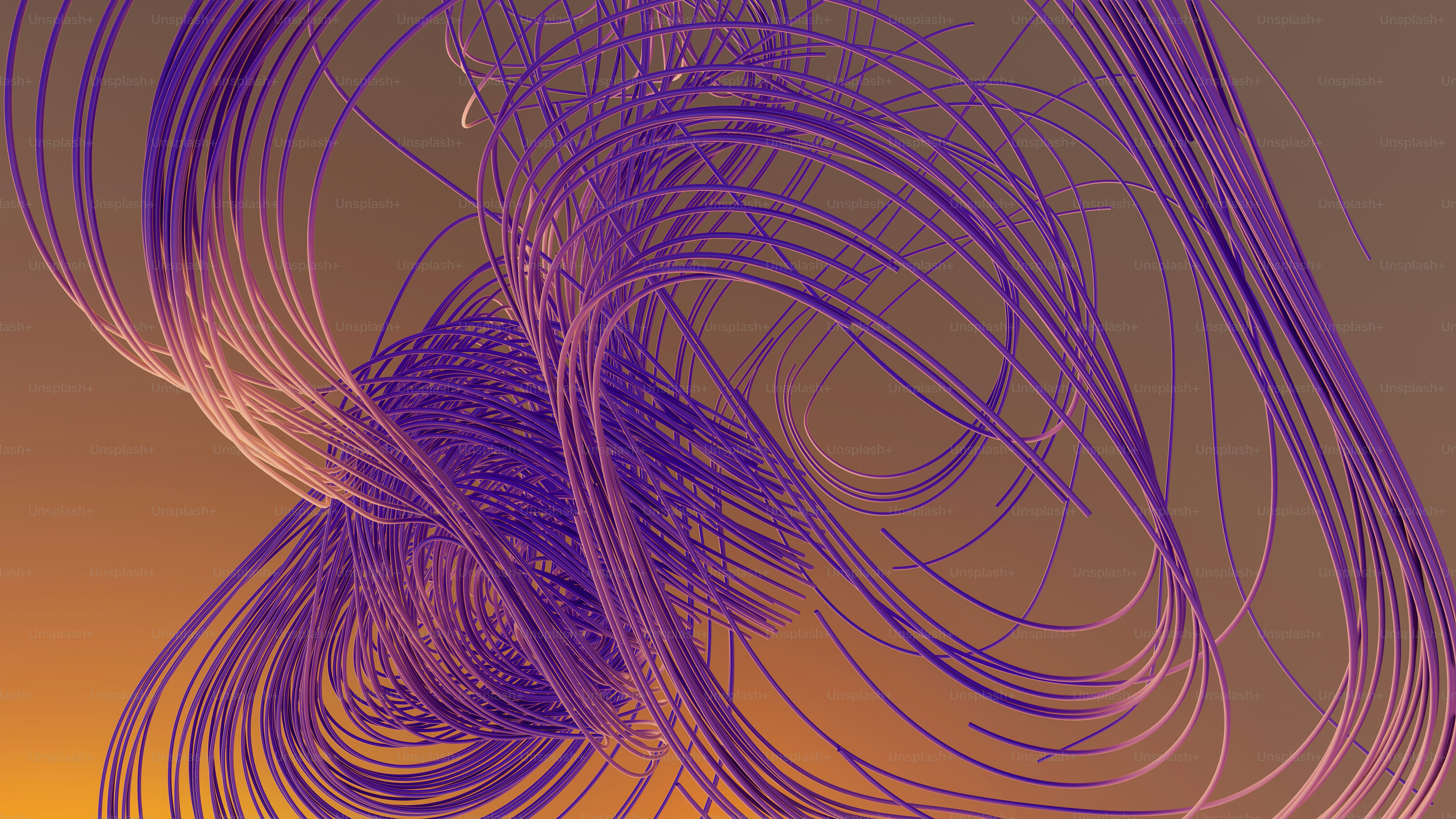 a bunch of wires that are in the air