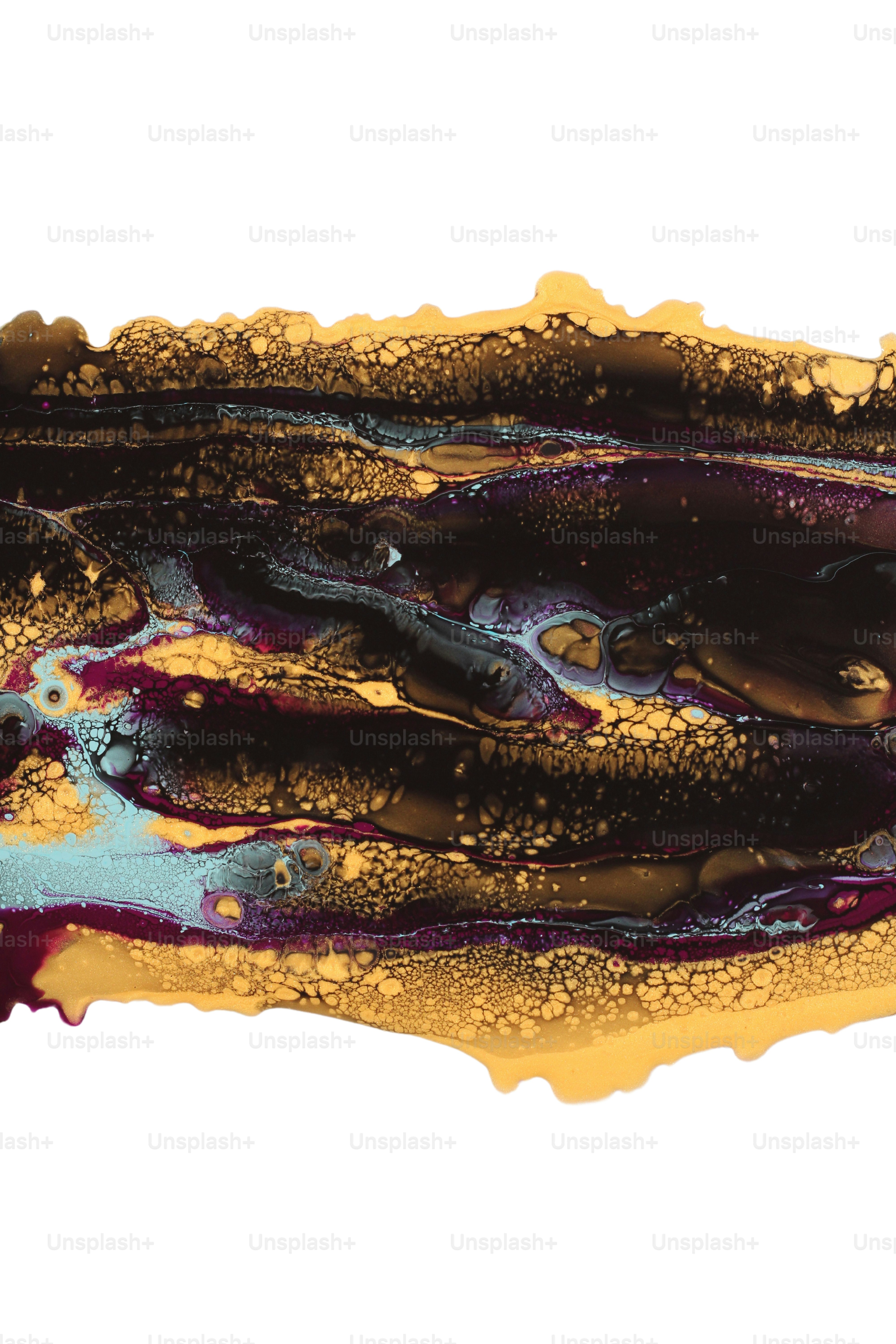 a close up of a piece of art with a white background