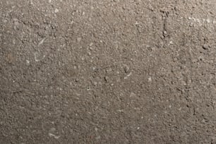 작은 바위가 있는 흙 표면의 클로즈업