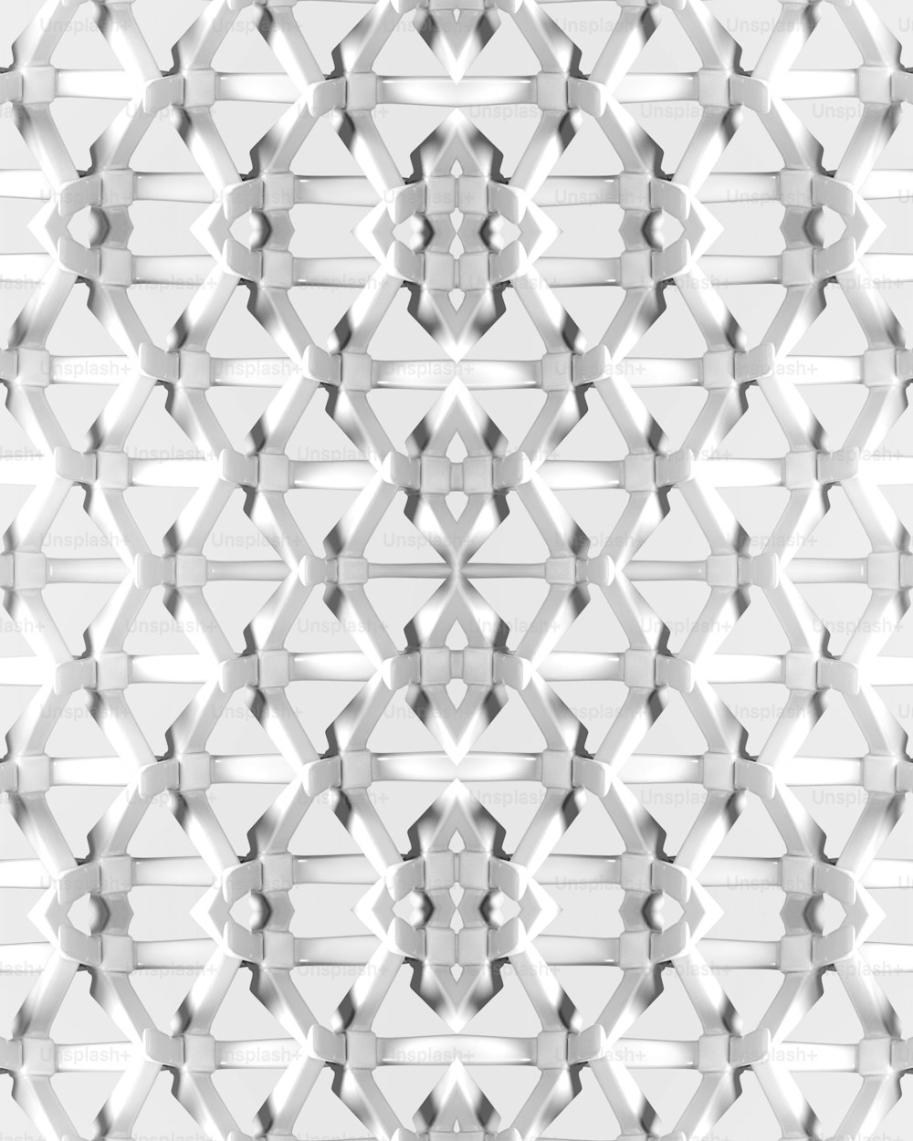 a white background with a pattern of intersecting shapes