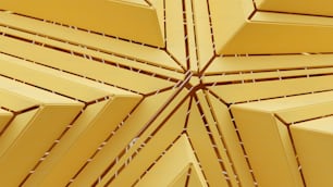 a close up of a large yellow umbrella