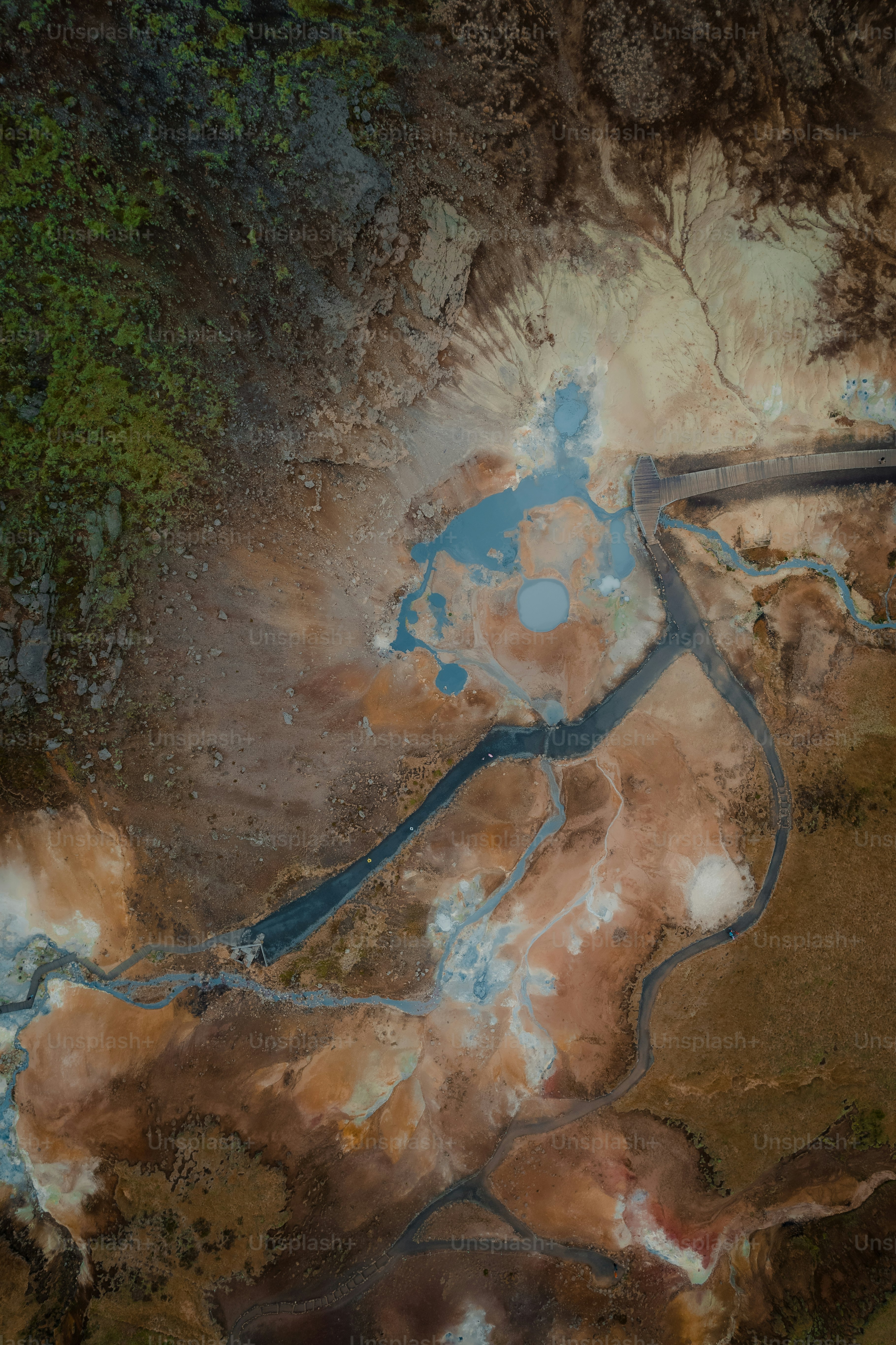 Una vista aérea de un río y una tierra foto – Imagen de Río en Unsplash