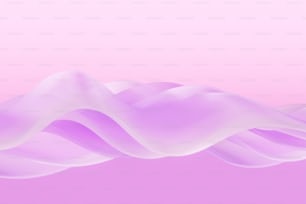 ein rosa Hintergrund mit weißen Wellenlinien