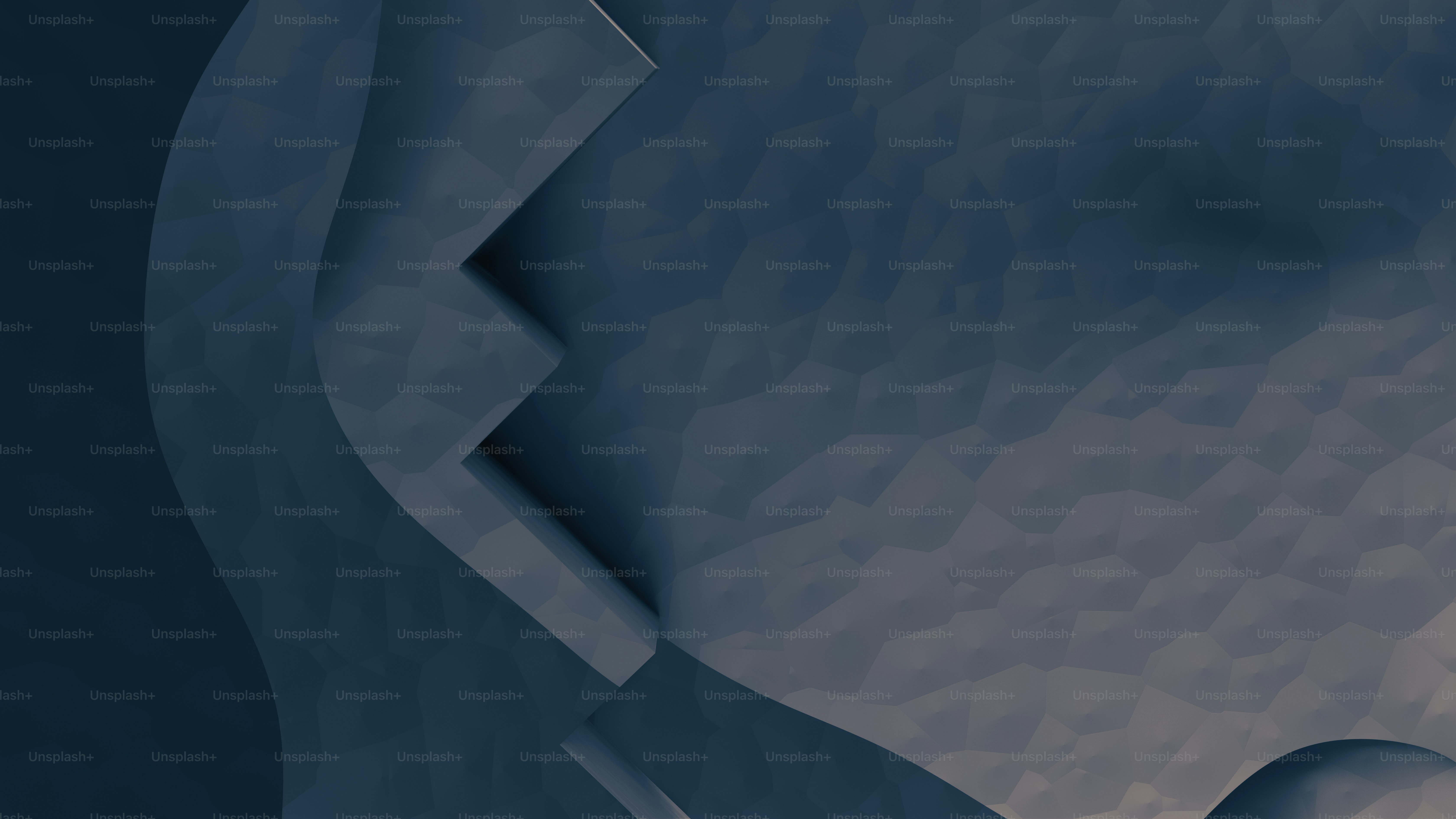 a blue abstract background with a curved corner