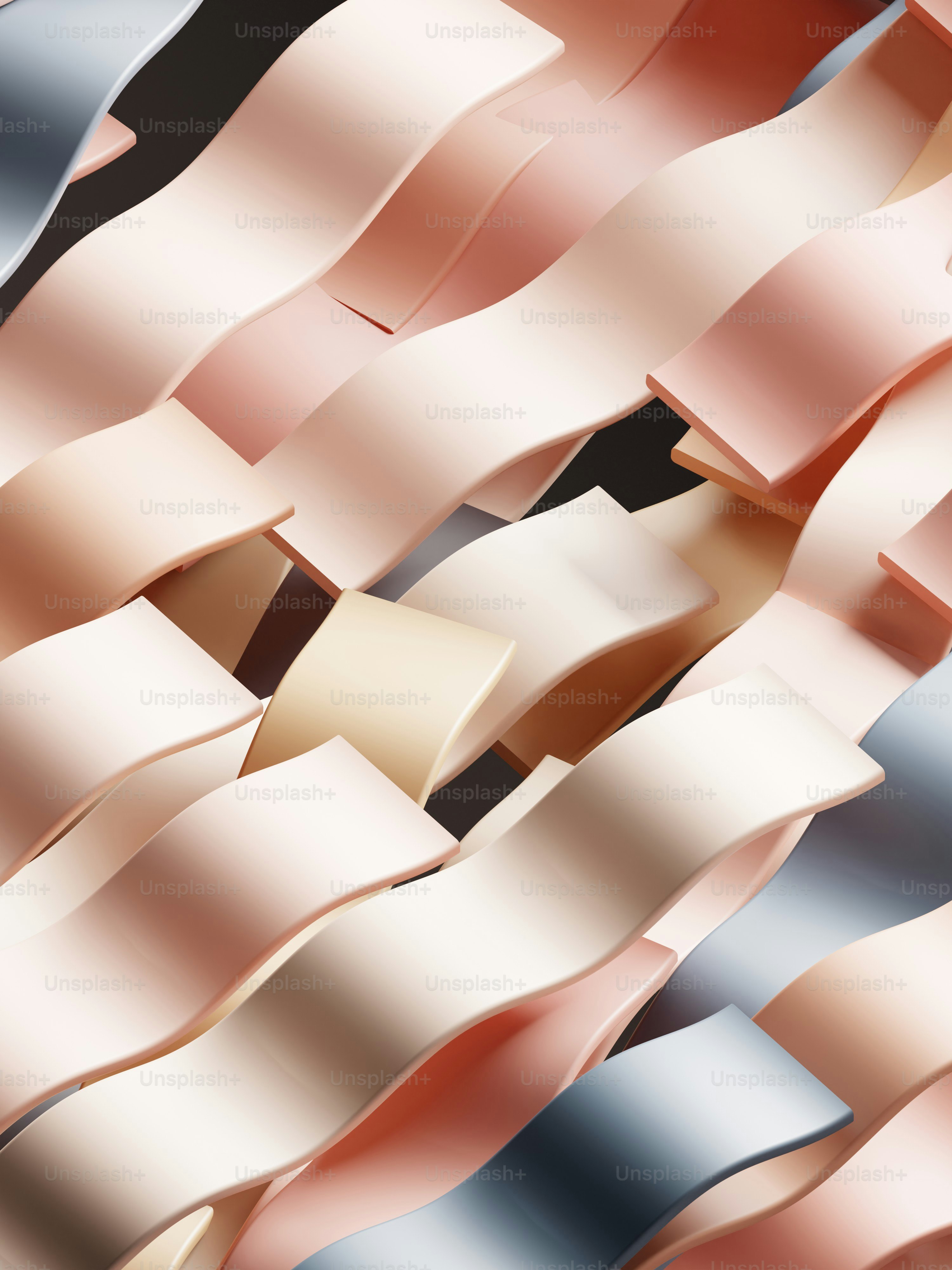 Un gros plan d’un tas de rubans