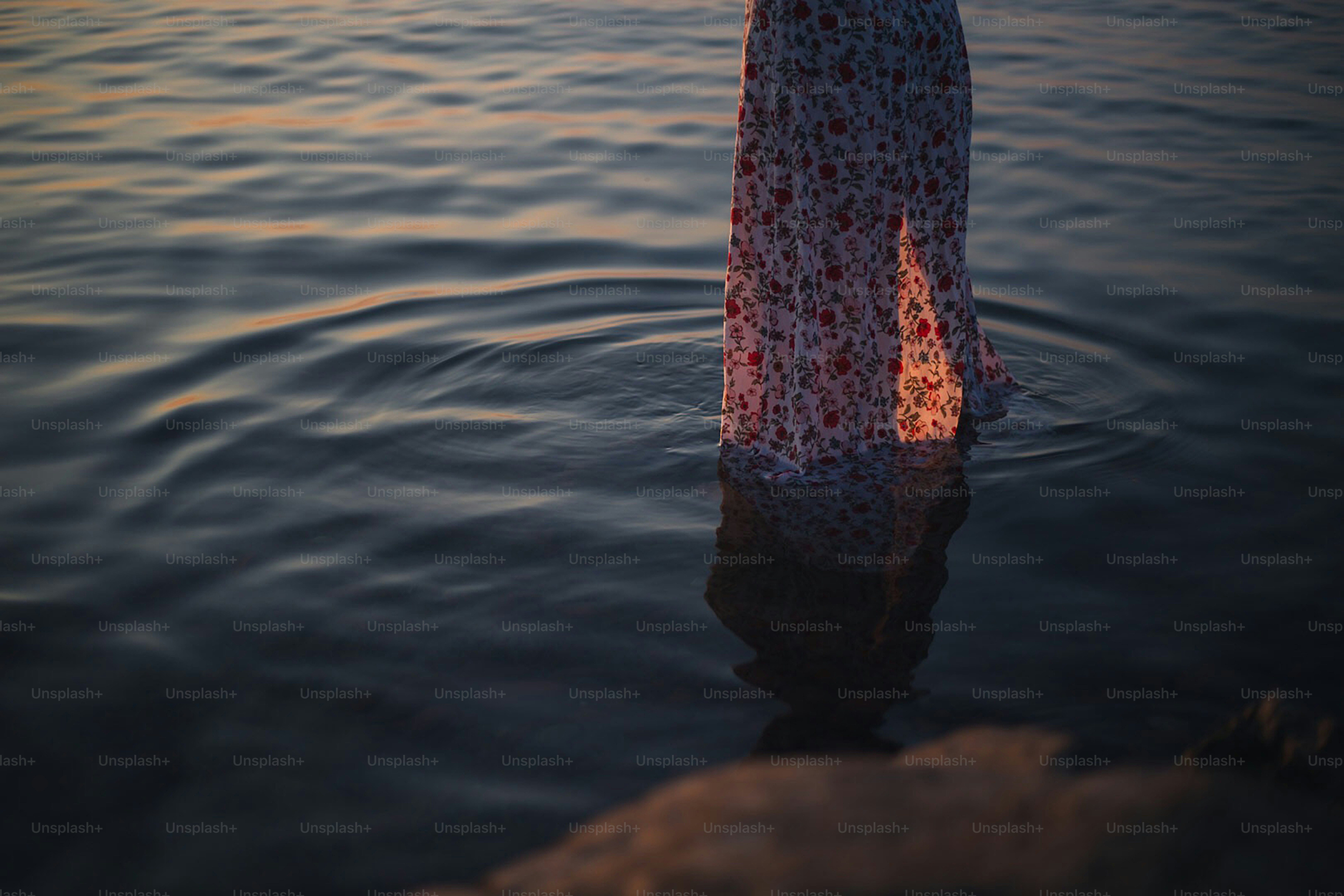 A woman in a dress standing in the water photo – Water Image on Unsplash