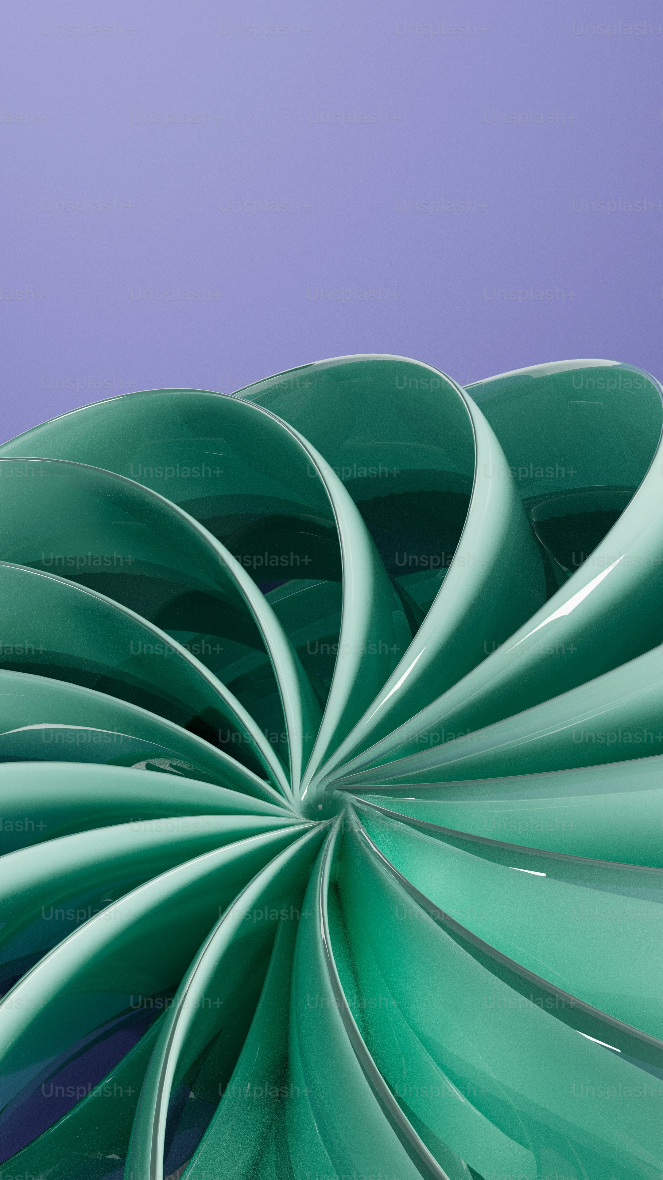 A group of blue objects floating in the air photo – Wallpaper Image on ...
