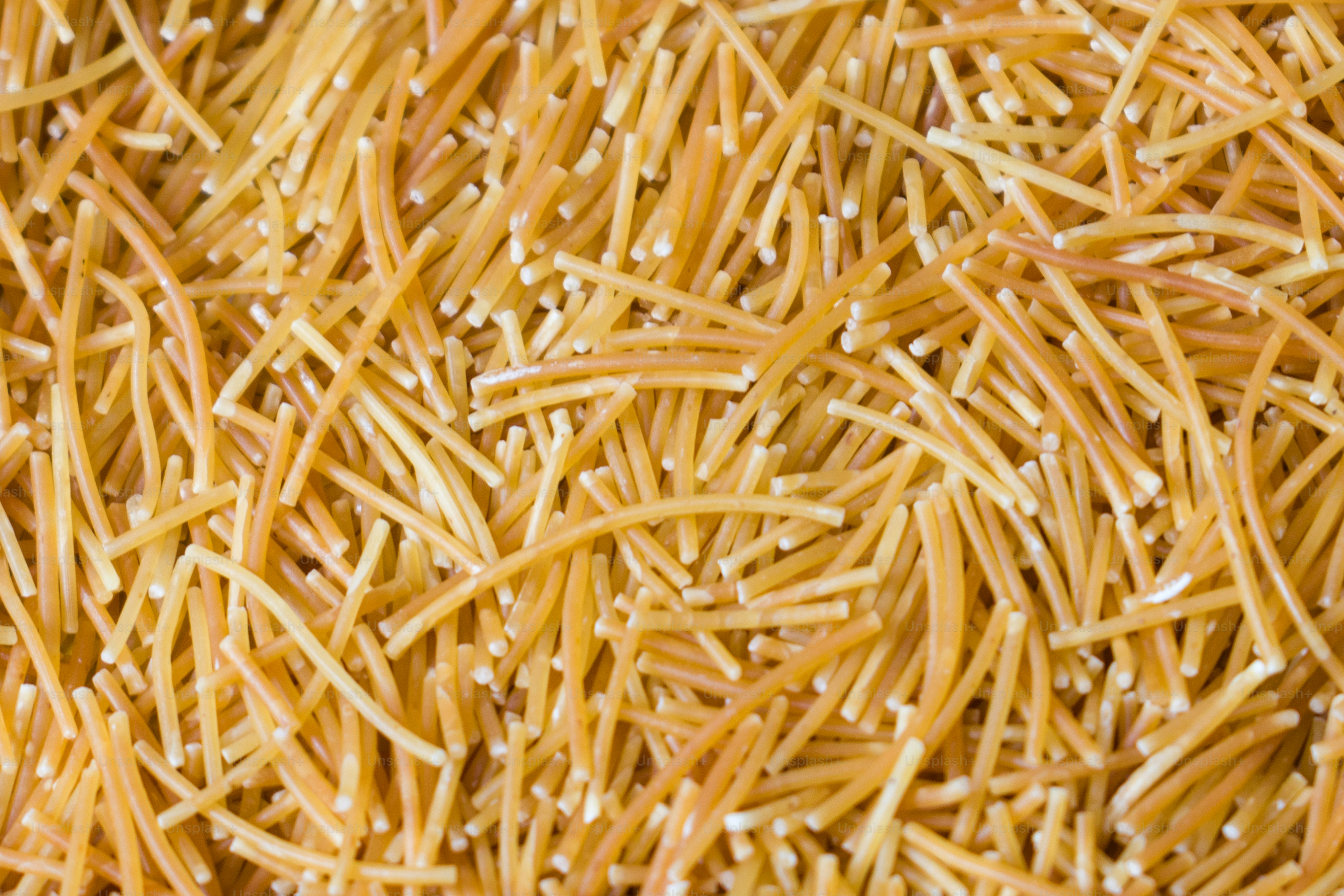 a close up of a bunch of noodles