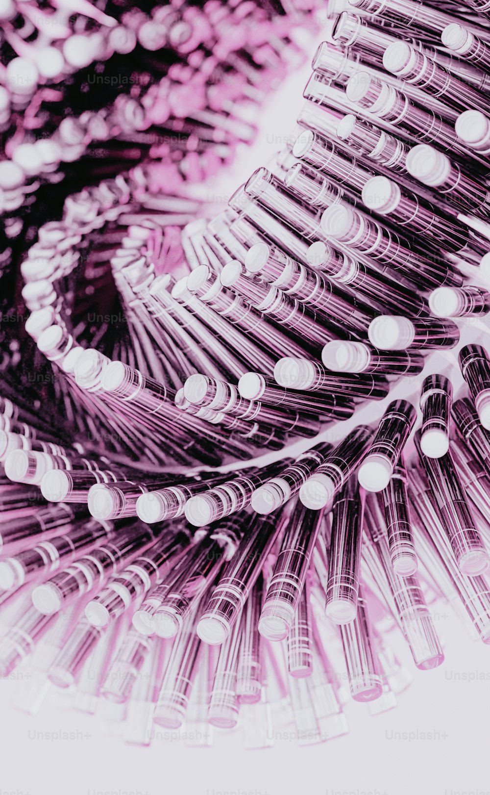 a close up of a bunch of toothbrushes