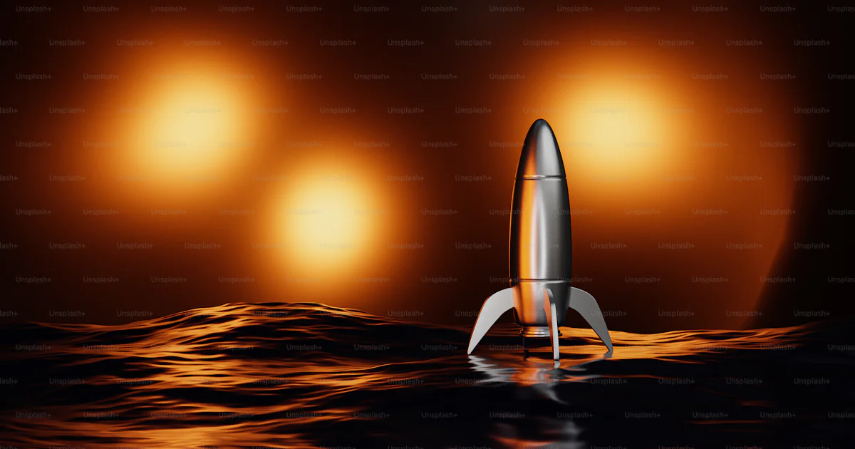 A space shuttle is floating in the water photo – Rocket Image on Unsplash