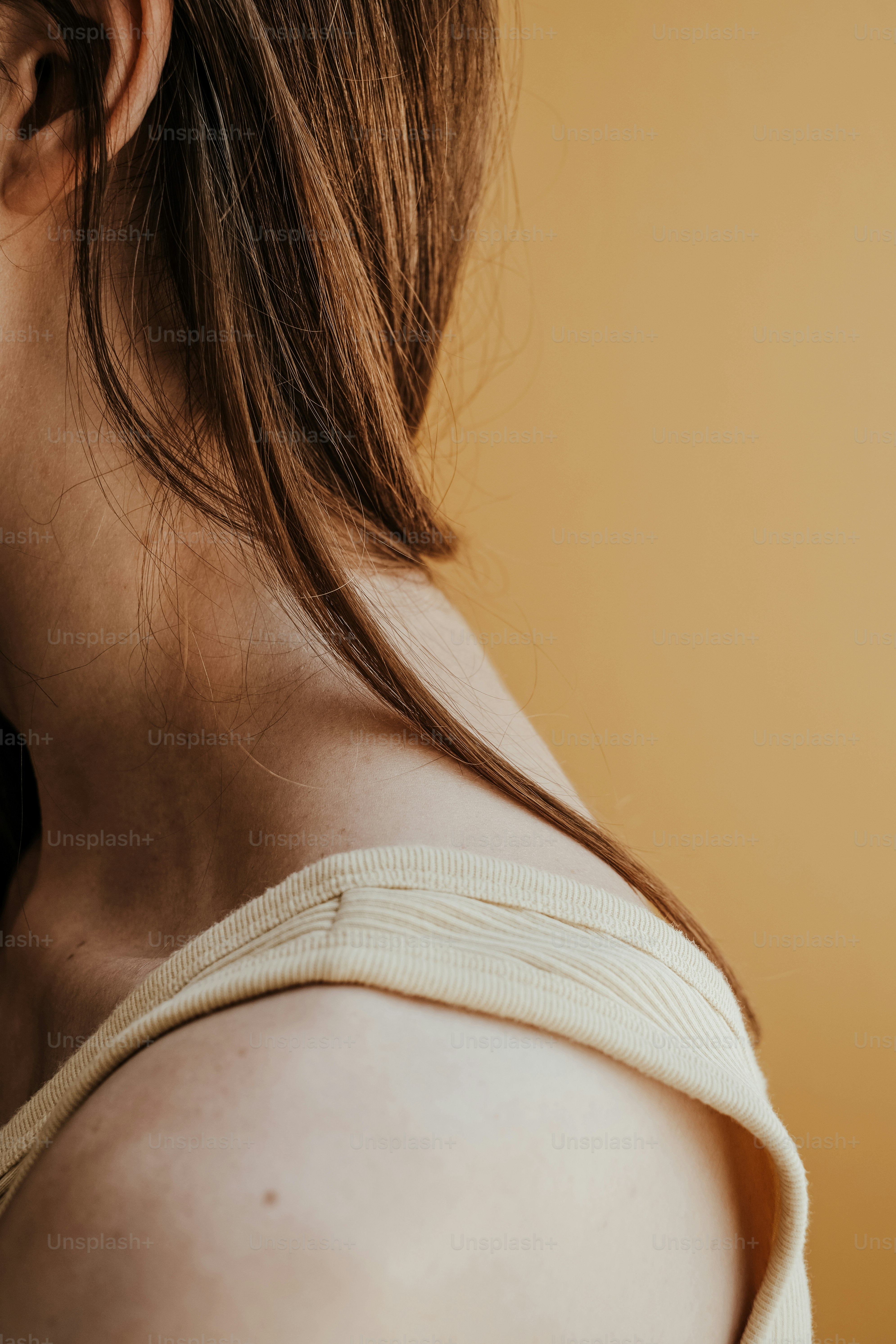 a close up of a person with a cell phone