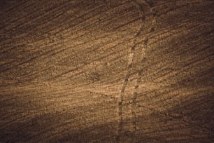 a close up of a brown surface with lines drawn on it