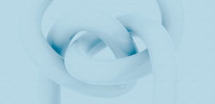 Una foto abstracta de un objeto blanco sobre un fondo azul