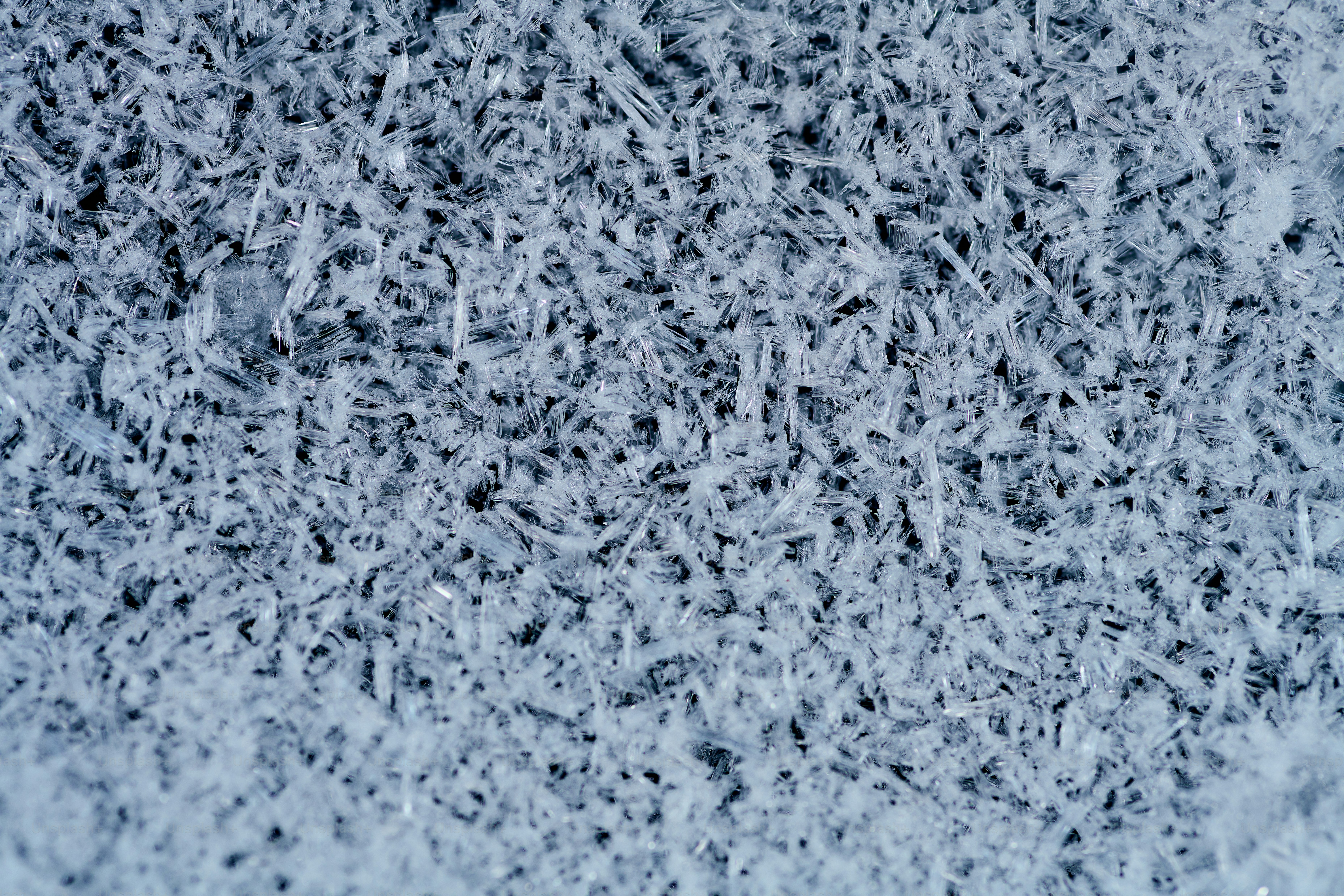 a close up of a snow covered surface