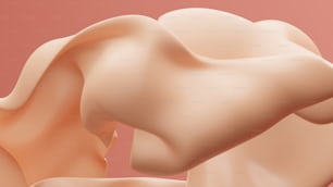 un primer plano del pecho de una mujer con un fondo rosado