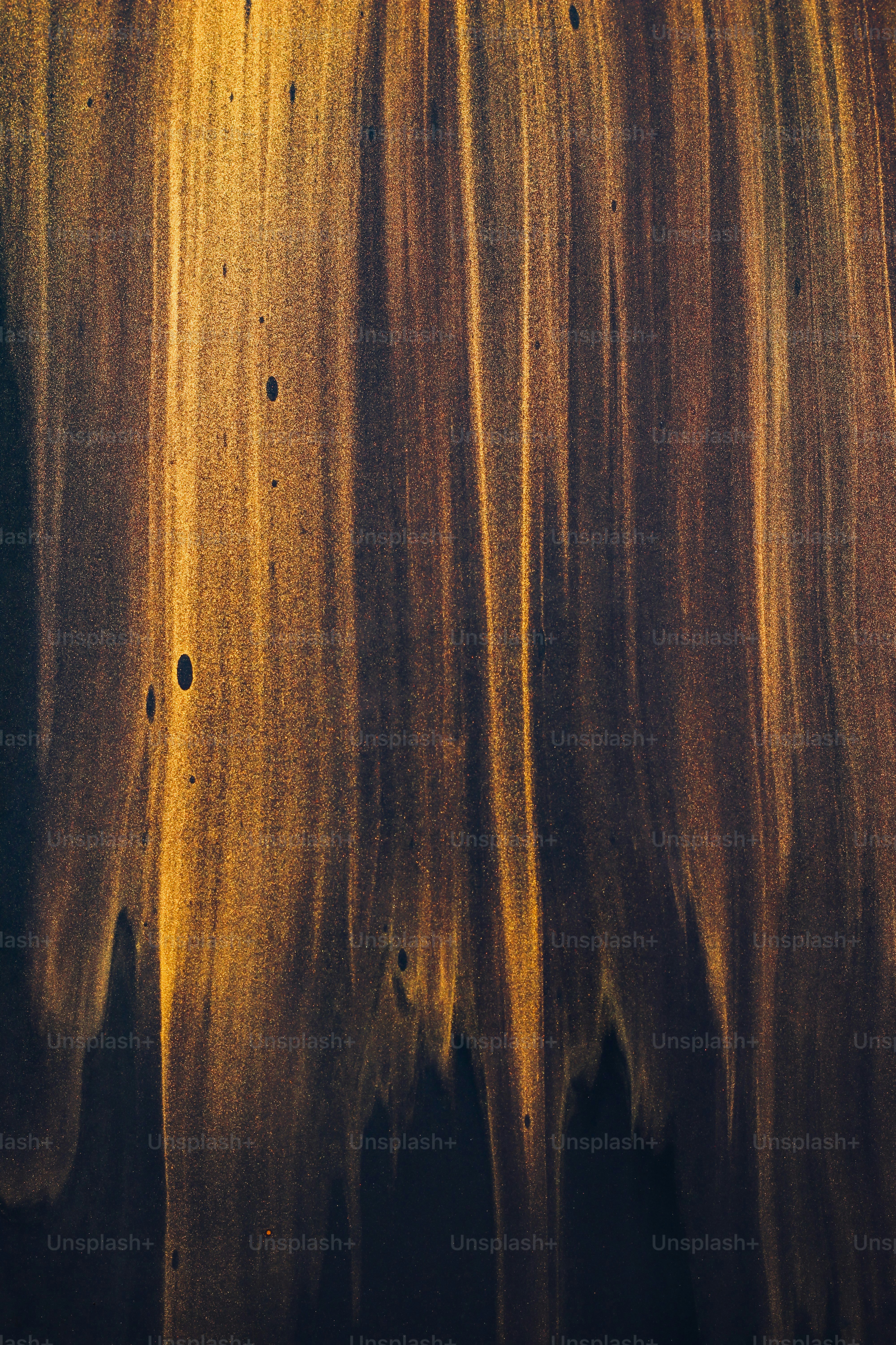 구멍이있는 벽의 클로즈업