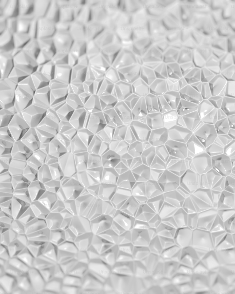 um close up de uma superfície branca com um monte de pequenos quadrados