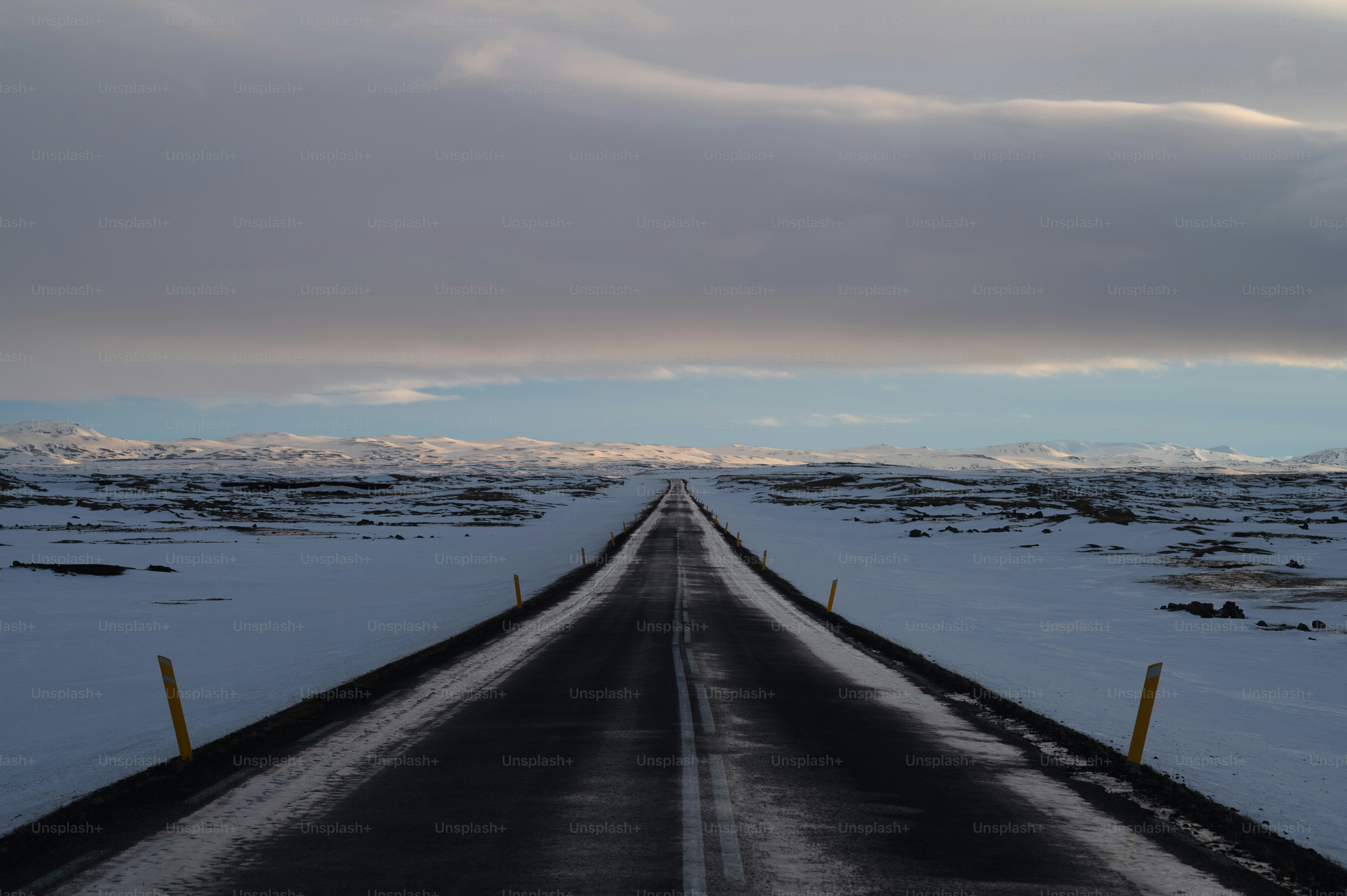 a long road in the middle of nowhere