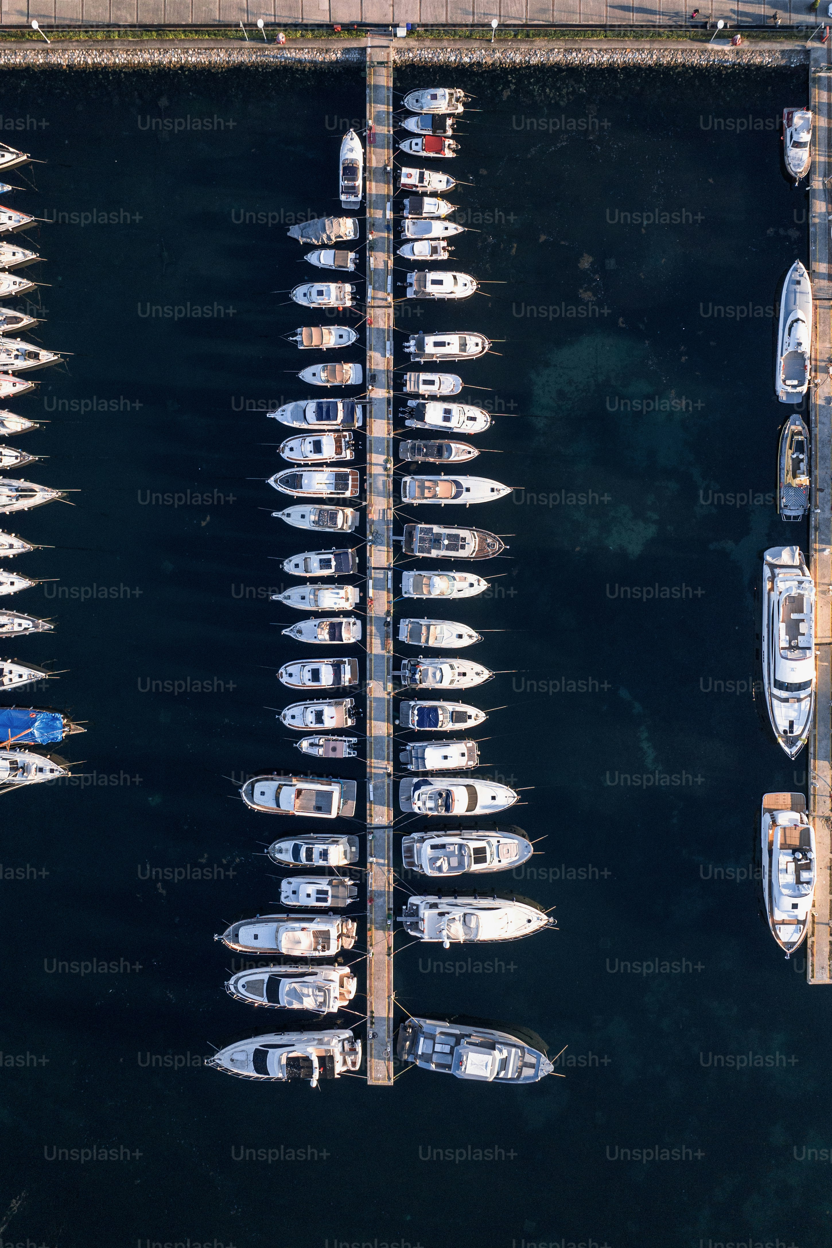 a bunch of boats that are in the water