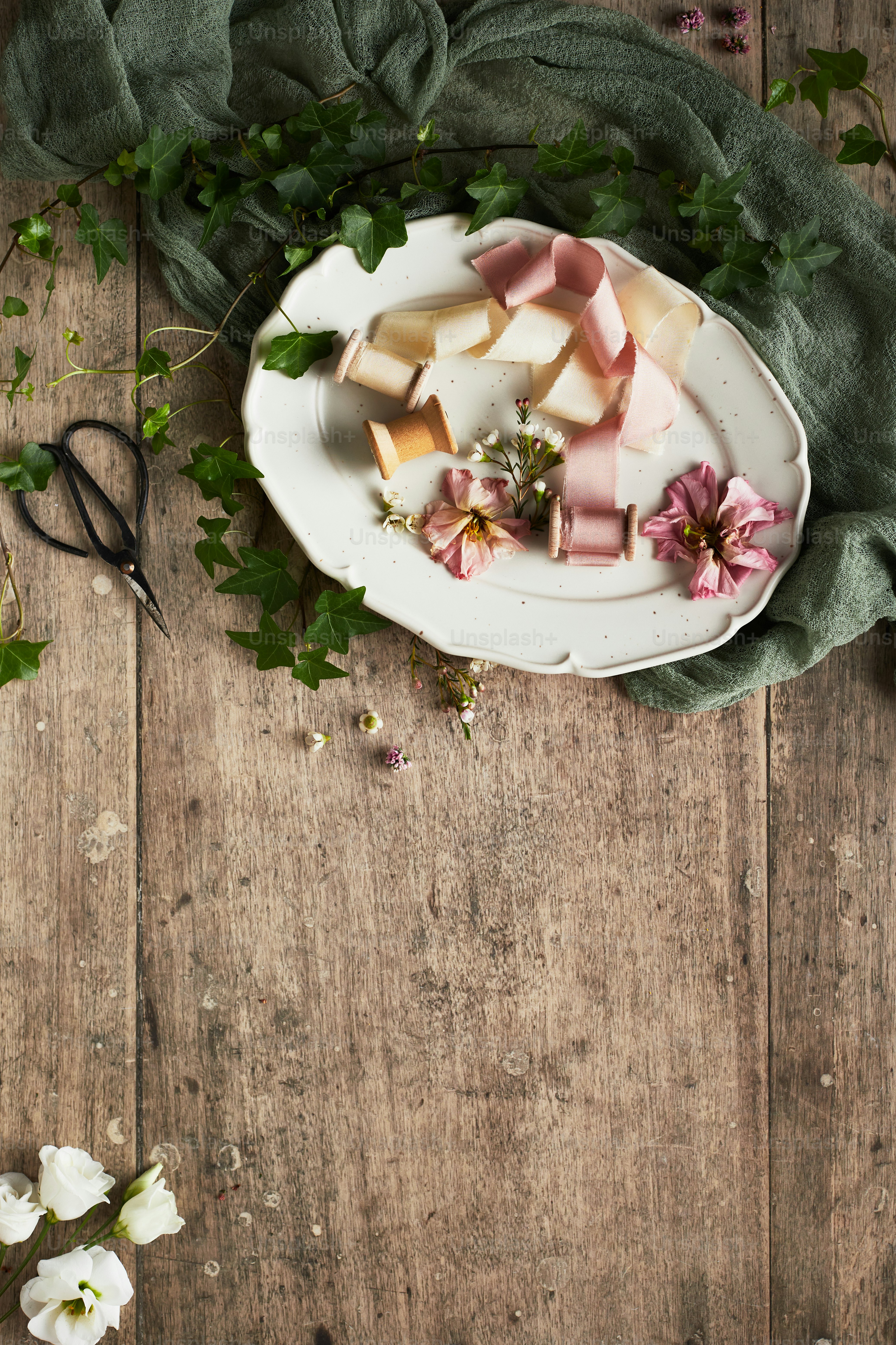 a white plate topped with cut up pieces of food
