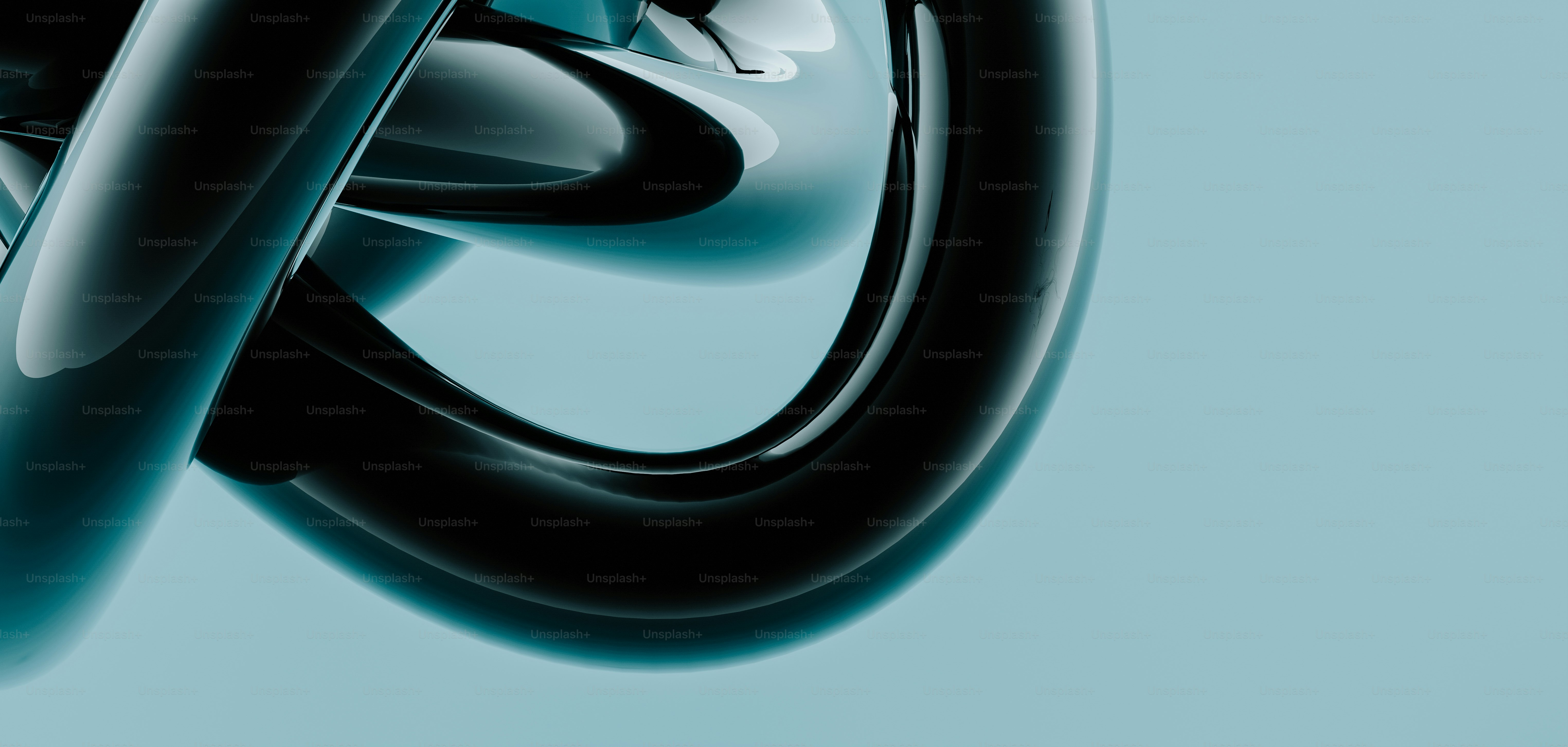 a computer generated image of a black and white object