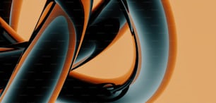 a black and orange abstract image of a bike tire
