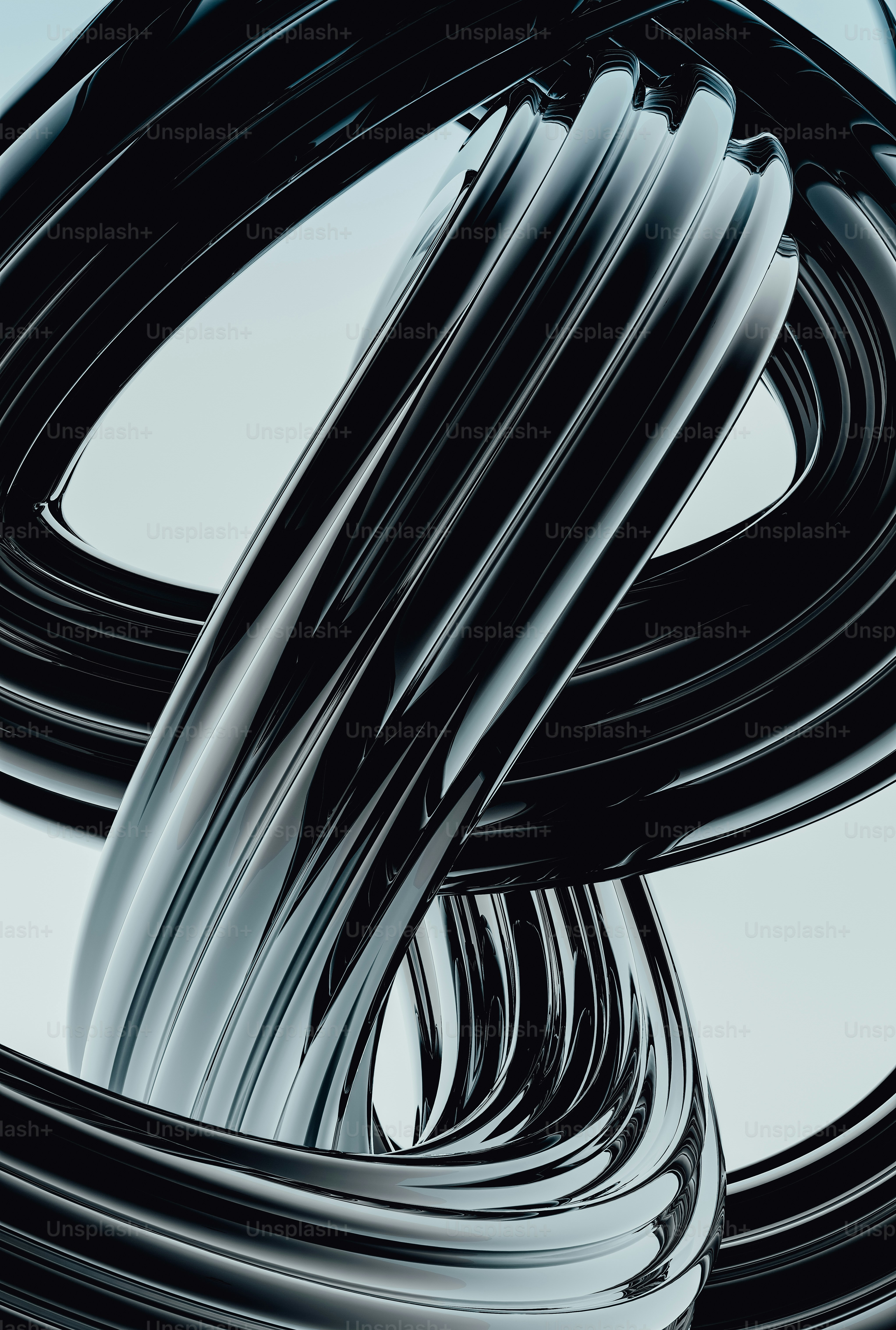 Una foto in bianco e nero di un mucchio di fili