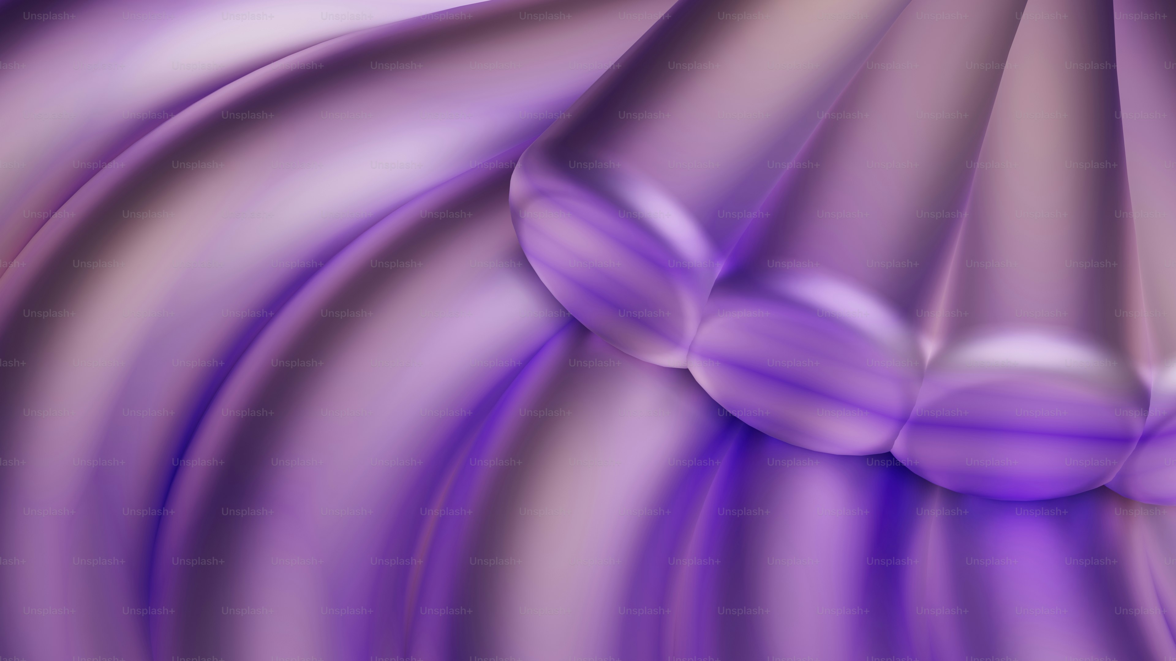 An abstract purple background with wavy lines photo – 3d render Image ...