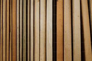 a close up of a bunch of wood sticks